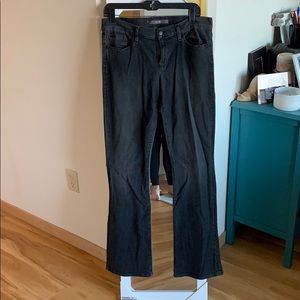 Dark grey flare jeans